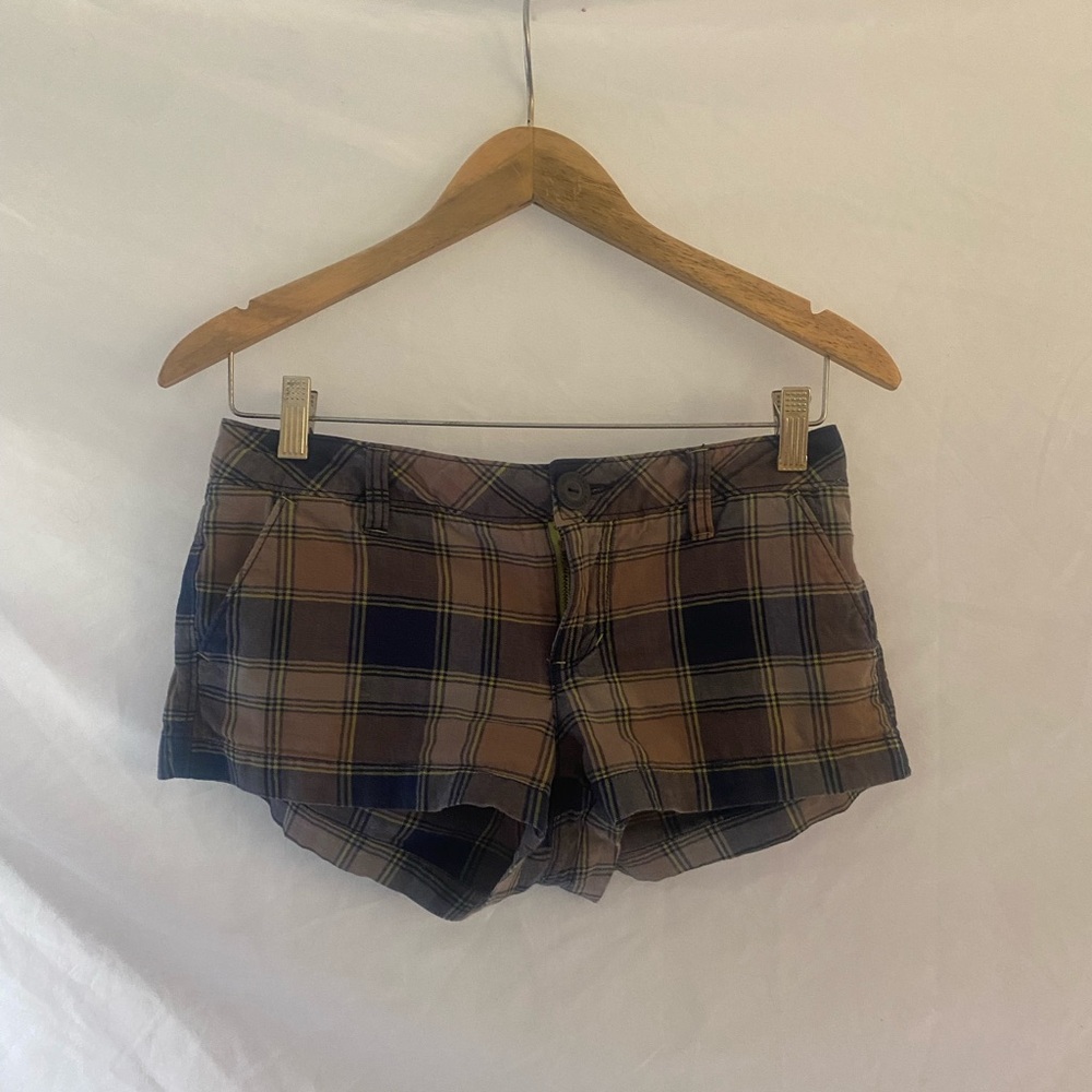 Vtg Aeropostale Low Rise Plaid Shorts